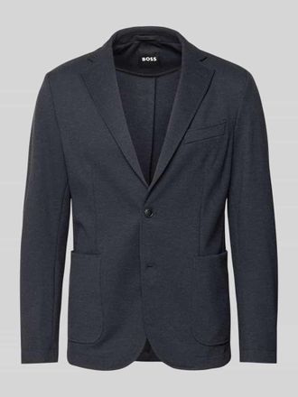 HUGO BOSS Slim Fit Sakko mit Viskose-Anteil Modell P-HANRY-J-WG-PK-261F in Marine, Gr&ouml;&szlig;e 102