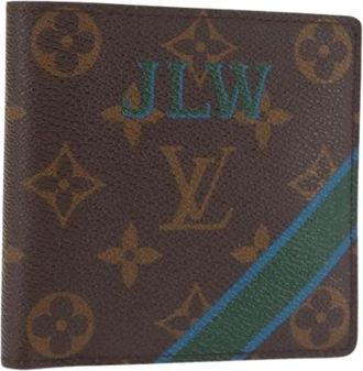 Louis Vuitton Pre-owned Wallets, male, Brown, Size: ONE SIZE Pre-owned Marco wallet