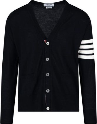 Thom Browne 4-Bar Cardigan - Black