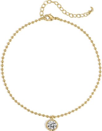 Lili Claspe Mini Cleo Anklet in Gold at Nordstrom