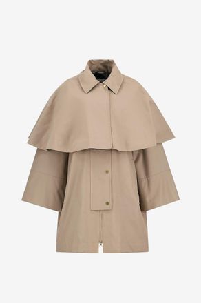 Barbour Leichte halblange Jacke mit Hemdkragen Fia