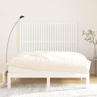 Berkfield Home Wall Headboard White 159.5x3x110 cm Solid Wood Pine