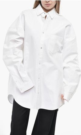 Balenciaga Oversized Cotton Shirt with Pocket size S