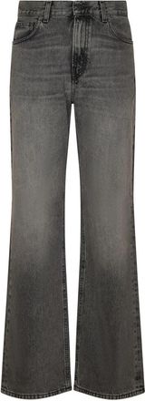 Haikure Wijde Grijze Jeans voor Vrouwen - Dames - Flared Jeans - Grijs - W26 - Jeans