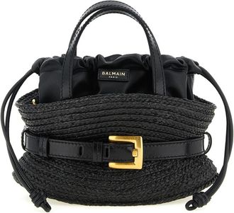 Balmain Black Shuffle Mini Tote