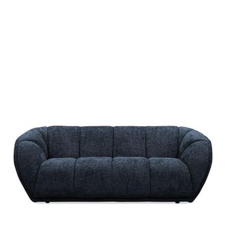 DRAWER Sof&aacute; de 3 plazas en tela - Azul