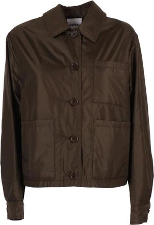 Aspesi Light Jackets, female, Brown, Size: XS Giaccia