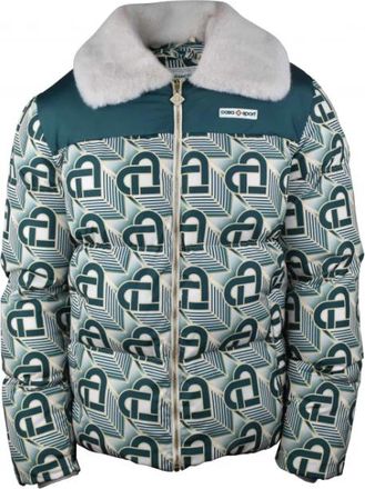 Casablanca Quilted Jacket - Heren - Winterjassen - Groen - M - Polyester - Jassen
