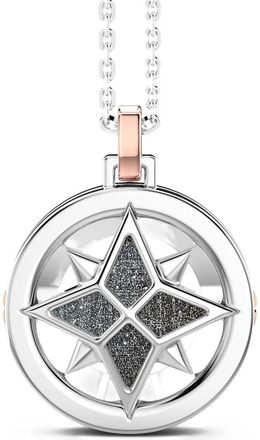 Zancan Collana con pendente in argento sterling - Nero