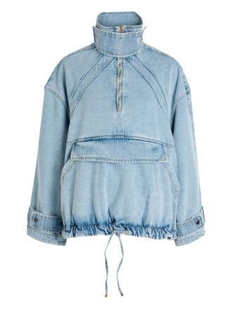 BETTER zip-front denim jacket - Blue