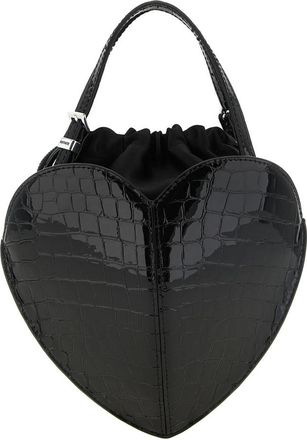 Rotate Rotate Birger Christensen - The Heart Bag - Dames - Tassen - Zwart - Maat: ONE Size Katoen