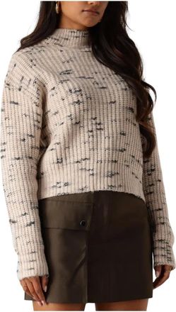 Aaiko Truien & Vesten, Dames, Beige, L, Dames Truien & vesten Milou Spacedye Wo 400