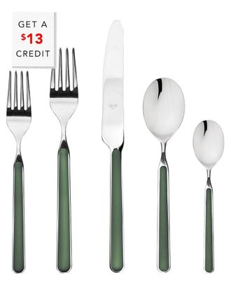 Mepra Fantasia Green 5Pc Place Setting With $13 Credit
