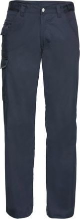 Russell Athletic Russell Werkkleding Heren Polycotton Twill Broek / Broek (Regular) (Franse marine)