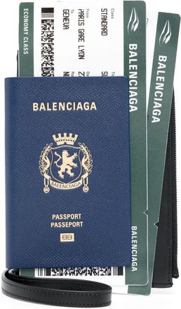 Balenciaga Paspoort telefoonhoesje - Zwart