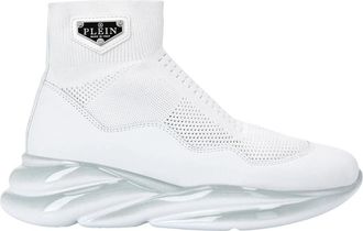 Philipp Plein Runner Iconic - Dames - Sneakers - Wit - 36 1/2 EU - Leer - Schoenen