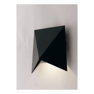 Netlighting Stealth Outdoor LED Aluminium Down Wall Lamp Black Matt IP54 4000K