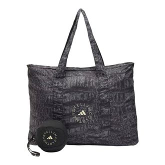 adidas Adidas by Stella McCartney, Tote Bags, female, Black, Size: ONE SIZE Packable Tote
