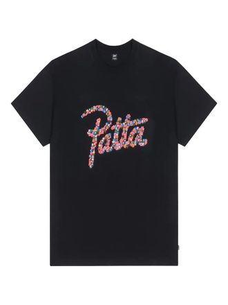 Patta floral-logo T-shirt - unisex - Cotton - S - Black