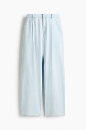 H&M Loose Fit Wide Regular Jeans - Blue