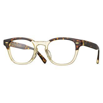 Eyevan 7285 Eyevan - Webb Sq-E - unisex - Accessoires - Bruin - Maat: 47 MM Leer