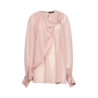 Gianluca Capannolo Blouses, female, Pink, Size: L Top