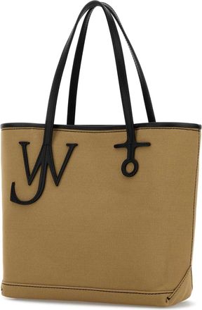 J.W.Anderson Womens Anchor Tote Beige Cotton