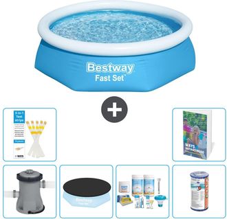 Bestway Piscina Bestway Fast Set Redonda - 244x61 Cm - 7-piezas S208