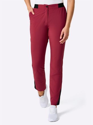 Catamaran Trekkinghose CATAMARAN, Damen, Gr. 38, Normalgr&ouml;ssen, kirsche, 72% Viskose, 25% Polyamid, 3% Elasthan, unifarben, Hosen Trekkinghose