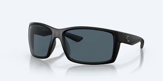 Costa Unisex Reefton Polarized Sunglasses In Blackout Frame Gray