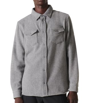 God's True Cashmere Cashmere Press-Stud Overshirt Size XXL