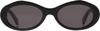 Off-white EDISON Dark Grey Oval Mens Sunglasses OERI13G 1007 55