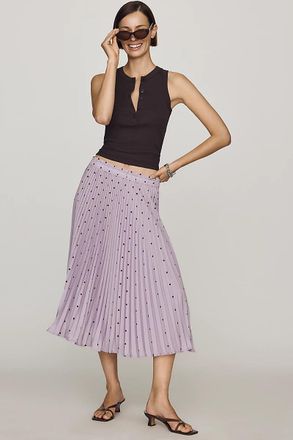 Maeve Valerie Pleated Midi Skirt by Maeve