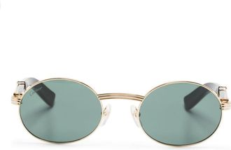 Cartier Premi&egrave;re de Cartier oval-frame sunglasses - unisex - Metal - One Size - Gold