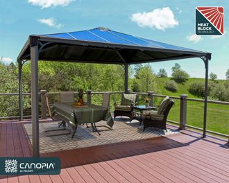 Canopia by Palram Canopia Palermo Cenador De Aluminio 4.3x4.3 M