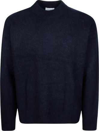 Paolo Pecora Maglia con cappuccio - Knitwear - Hombre - Azul - M