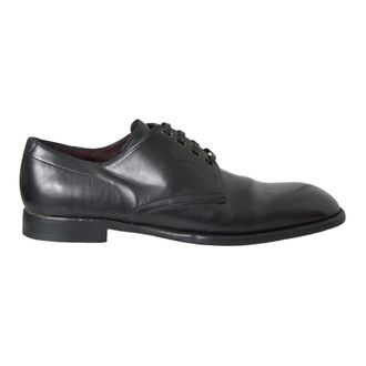 Dolce & Gabbana Derby Geklede Schoenen - Heren - Schoenen - Zwart - Maat: 39 EU Leer