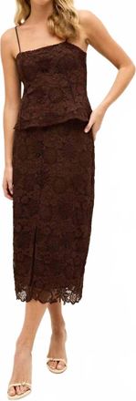 Marie Oliver Joelle Top In Brown