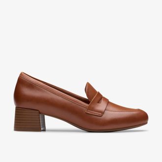 Clarks Iridessa Sky Dark Tan Leather