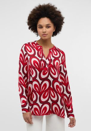 Eterna Longbluse ETERNA LOOSE FIT, Damen, Gr. 36, rot, 100% Viskose, Blusen Longbluse