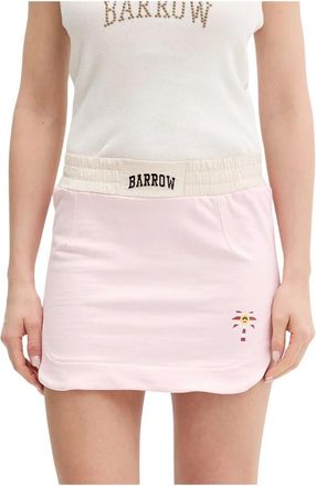 Barrow Katoenen Minirok - Dames - Korte rokken - Roze - S - Katoen - Rokken