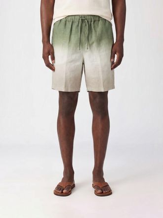 120% Lino Pantaloncini con coulisse in lino degrad&egrave;