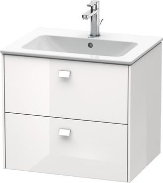 Duravit Mueble Bajo Lavabo Duravit Brioso De Pared 62,0 X 47,9 Cm, Con 2 Cajones, Incl. Hueco Para Sif&oacute;n Y Delantal, Para Lavabo Me By Starck 233663, Color (f