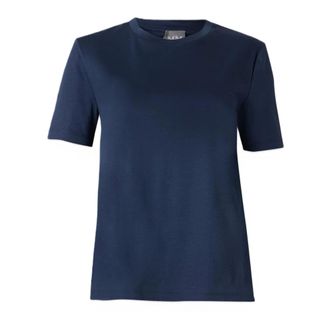 Max Mara T-Shirts, female, Blue, Size: XS Mmlastice Knit