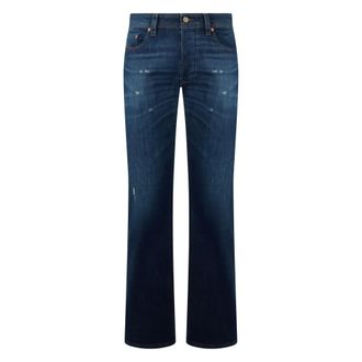 Diesel Boot-cut Jeans, male, Blue, Size: W29 Boot-cut Jeans