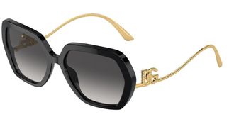 Dolce & Gabbana DG4468B 501/8G Womens Sunglasses Black Size 58