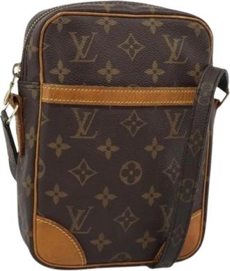 Louis Vuitton Pre-owned Danube Schoudertas - Dames - Vintage Schoudertas - Bruin - ONE Size - Leer - Vintage