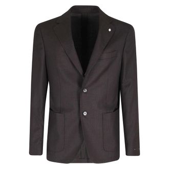 L.B.M. 1911 Blazers, male, Brown, Size: L Opsak Blazer