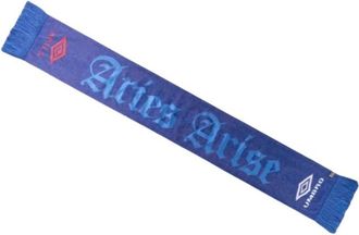 Aries Blauwe Roos Sjaal - Heren - Wintersjaals - Blauw - ONE Size - Wol - Accessoires