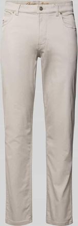 Christian Berg Regular Fit Jeans im 5-Pocket-Design in Silber, Größe 32/32